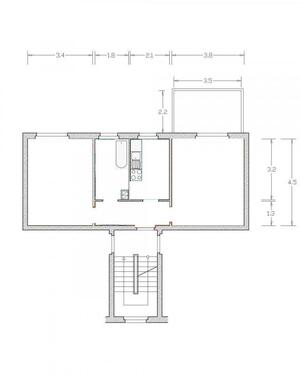 Foto - 2 Zimmer Erdgeschoßwohnung zur Miete in Wittenberg Lutherstadt