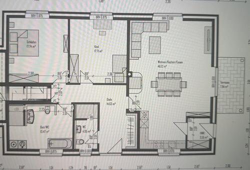 Foto - Neubau Wohnung in Bramsche EG - 1.350,00 EUR Kaltmiete,