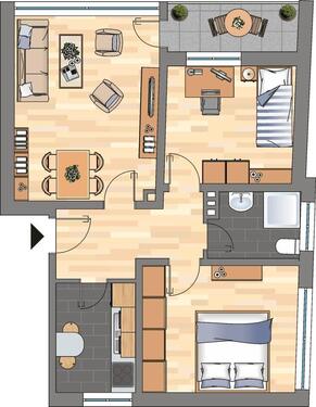 Foto - Etagenwohnung in Wilhelmshaven