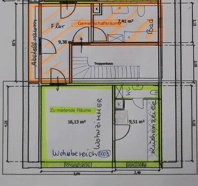 Foto - 1 Zimmer mit eigener Küche und WC in 25836 Garding-Zentrum