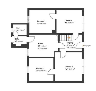 Foto - 5 Zimmer Doppelhaushälfte in Jüterbog