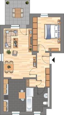 Foto - Etagenwohnung zur Miete in Wolfsburg