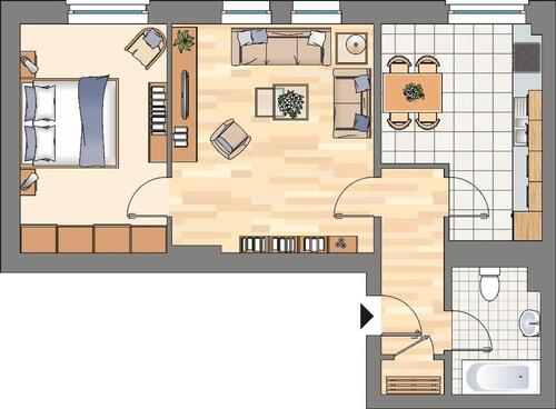 Foto - 2-Zimmer-Wohnung in Herne Sodingen bezugsfertig