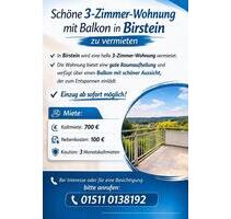 Schöne 3 Zimmerwohnung in Birstein - Wächtersbach