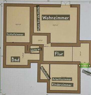 Foto - 3 Zimmer Wohnung kernsaniert 100 qm2 mit Terrasse Garten