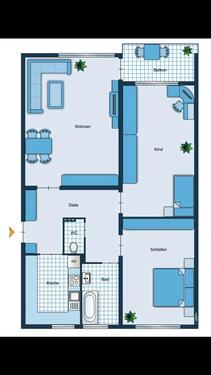 Foto - Charmante, modernisierte 3-Zimmer-Wohnung mit Balkon in Schönaich