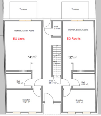 Foto - Wohnung 2 ZWKB, Balkon Terrasse Erstbezug