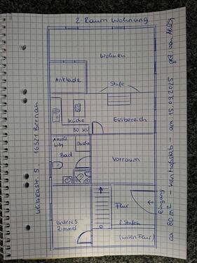 Foto - 2 Zimmer Maisonettenwohnung zur Miete in Bernau bei Berlin