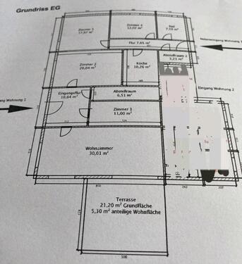 Foto - 5 Zimmer Wohnung, Terrasse, Garten
