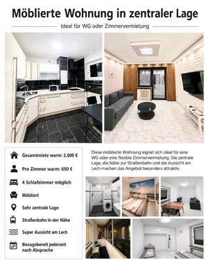 Foto - Möblierte Wohnung zentral – ideal für WG 
