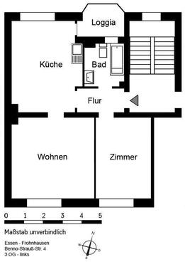 Foto - 2-Zimmer-Wohnung in Essen Frohnhausen bald bezugsfertig renoviert!