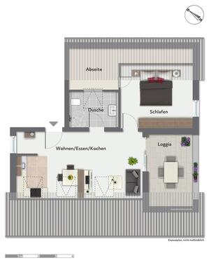 Foto - Etagenwohnung zur Miete in Bockhorn