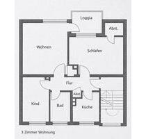 3 Zimmer Wohnung mit Balkon+Stellplatz in Salzgitter-Bad -Erbpach