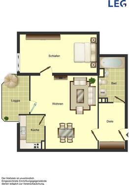 Foto - 3 Zimmer Etagenwohnung zur Miete in Wuppertal