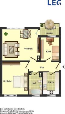 Foto - 3 Zimmer Etagenwohnung in Ibbenbüren