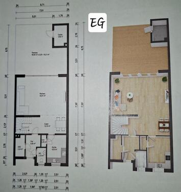 Foto - Reihenhaus in Verden (Aller) zur Miete