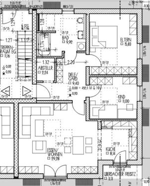 Foto - 3 Zimmer Erdgeschoßwohnung zur Miete in Garching an der Alz