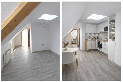 Foto - 2 Zimmer Dachgeschoßwohnung zur Miete in Chemnitz