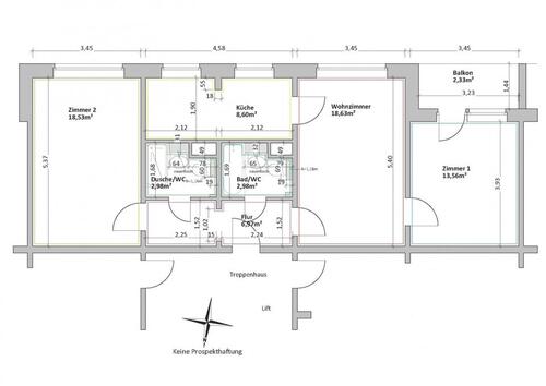 Foto - 3 Zimmer Etagenwohnung in Chemnitz