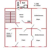 3,5 Zi-Wohnung auch als 2er WG - 500,00&nbsp;EUR Kaltmiete, ca.&nbsp; 102,00&nbsp;m&sup2; in Bernburg (Saale) (PLZ: 06406)