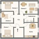Foto - 4-Zimmer-Wohnung mit neuer Küche, Terrasse & Gartennutzung, Erdgeschoss – ruhige Lage in Münster 6100.10102