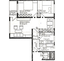3-Zimmer-Wohnung zur Vermietung, Berlin Lankwitz