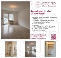 Appartment in Idar zu vermieten! Erdgeschoss-Lage - Idar-Oberstein