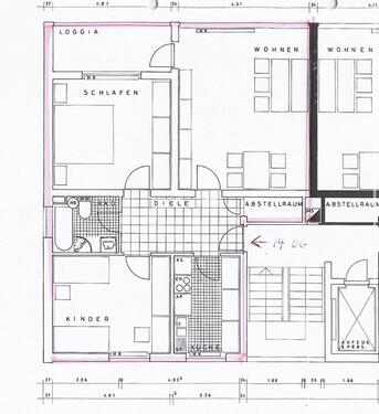 Foto - Wohnung in Karlsruhe (Waldstadt) mit Balkon und Garage