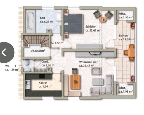 Foto - Wohnung zum vermieten - 750,00 EUR Kaltmiete,