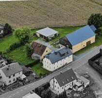 Wohnhaus mit 9.150 m² Grundstück, Scheune & Werkstatt - Helmbrechts