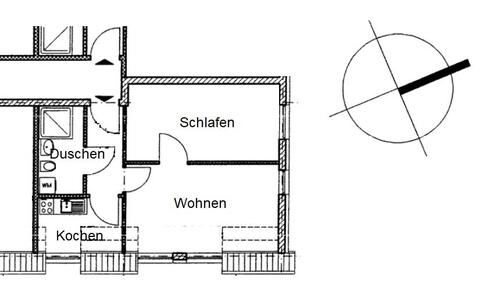Foto - 2 Zimmer Etagenwohnung zur Miete in Machern