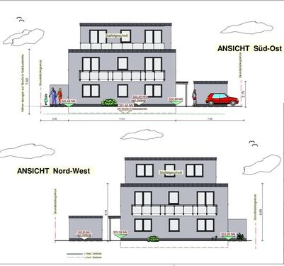 Foto - 3-Zimmer-Wohnung mit riesigen Balkon. Neubau, modern, hochwertig.