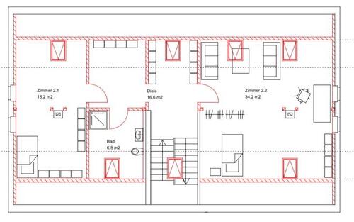 Foto - 6 Zimmer Maisonettenwohnung zur Miete in Lehesten