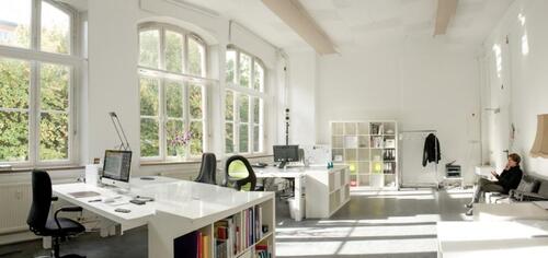 Foto - Heller Arbeitsplatz Büroplatz im Loft in Ottense zu vermieten