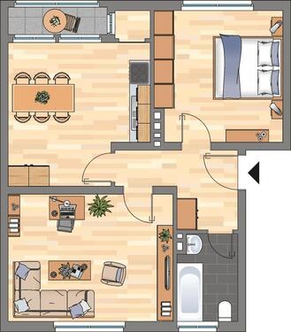 Foto - Etagenwohnung zur Miete in Wilhelmshaven
