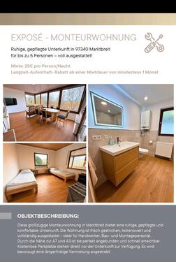 Foto - Monteurwohnung Wohnung Marktbreit zur Miete