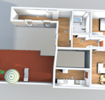 Sanierte 3-Raum-Wohnung mit großer Terrasse - Hohenstein-Ernstthal