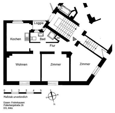 Foto - 3.5 Zimmer Erdgeschoßwohnung zur Miete in Essen