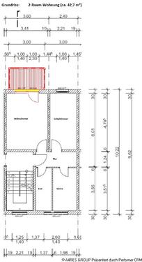 Foto - Erdgeschoßwohnung in Greifswald zur Miete