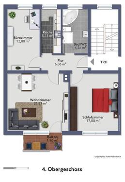 Foto - 3 Zimmer Etagenwohnung zum Kaufen in Neusäß