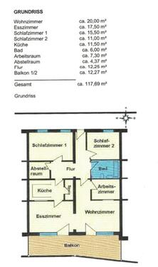 Foto - 4 Zimmer Etagenwohnung zum Kaufen in Weilheim in Oberbayern