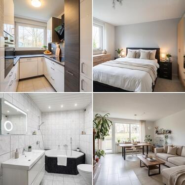 Foto - Moderne 2-Zimmer-Erdgeschosswohnung mit Balkon in Duisburg