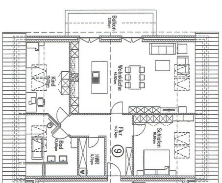 Foto - Moderne 3 Zimmer Wohnung Hasbergen 120 qm ab 1.01.26 frei