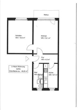 Foto - Etagenwohnung zur Miete in Grimmen