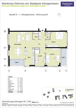 Foto - 3 Zimmer Etagenwohnung zur Miete in Schleswig