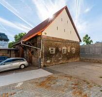 Lagerhalle in Ortsmitte von Bischofsheim