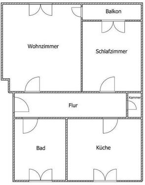 Foto - 2 Zimmer Etagenwohnung zur Miete in Düsseldorf