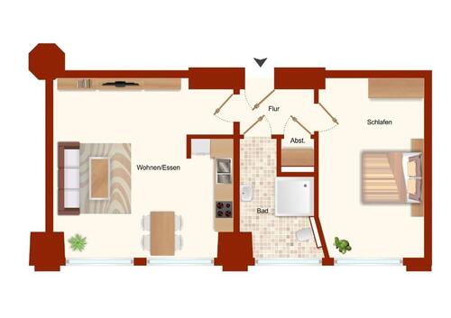 Foto - ALTSTADTNAH WOHNEN! Charmante 2 Zimmerwohnung