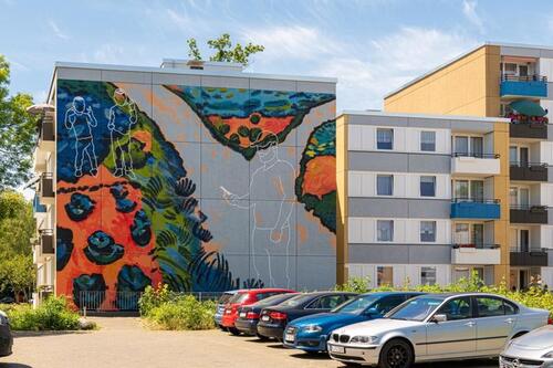 Foto - 1-Zimmer-Appartment mit Wand und Bodenbelag