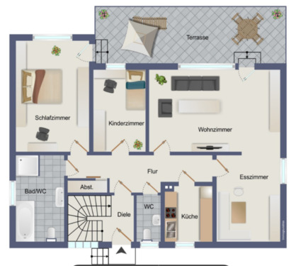 Foto - 4 Zimmer Wohnung in 2-Familienhaus in Betzdorf